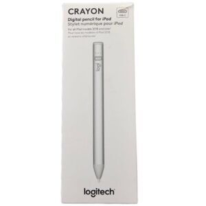 Logitech Silver Crayon USB-C Digital Dynamic Smart Tip Pencil for Apple iPads